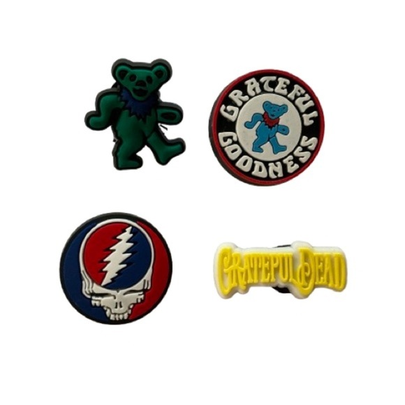Grateful Dead Jibbitz croc charms NWOT - Picture 1 of 6